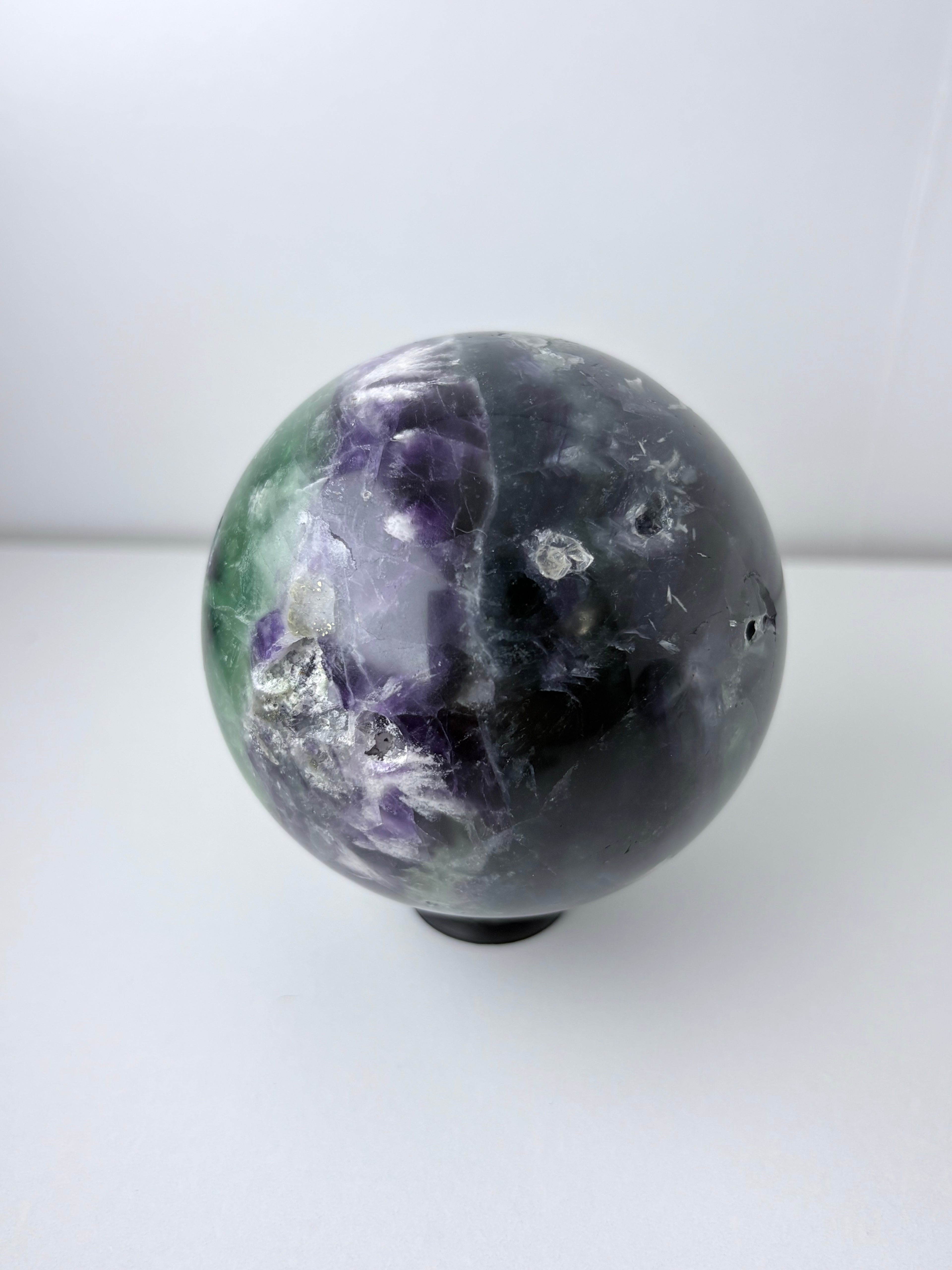 Feather Fluorite Spheres