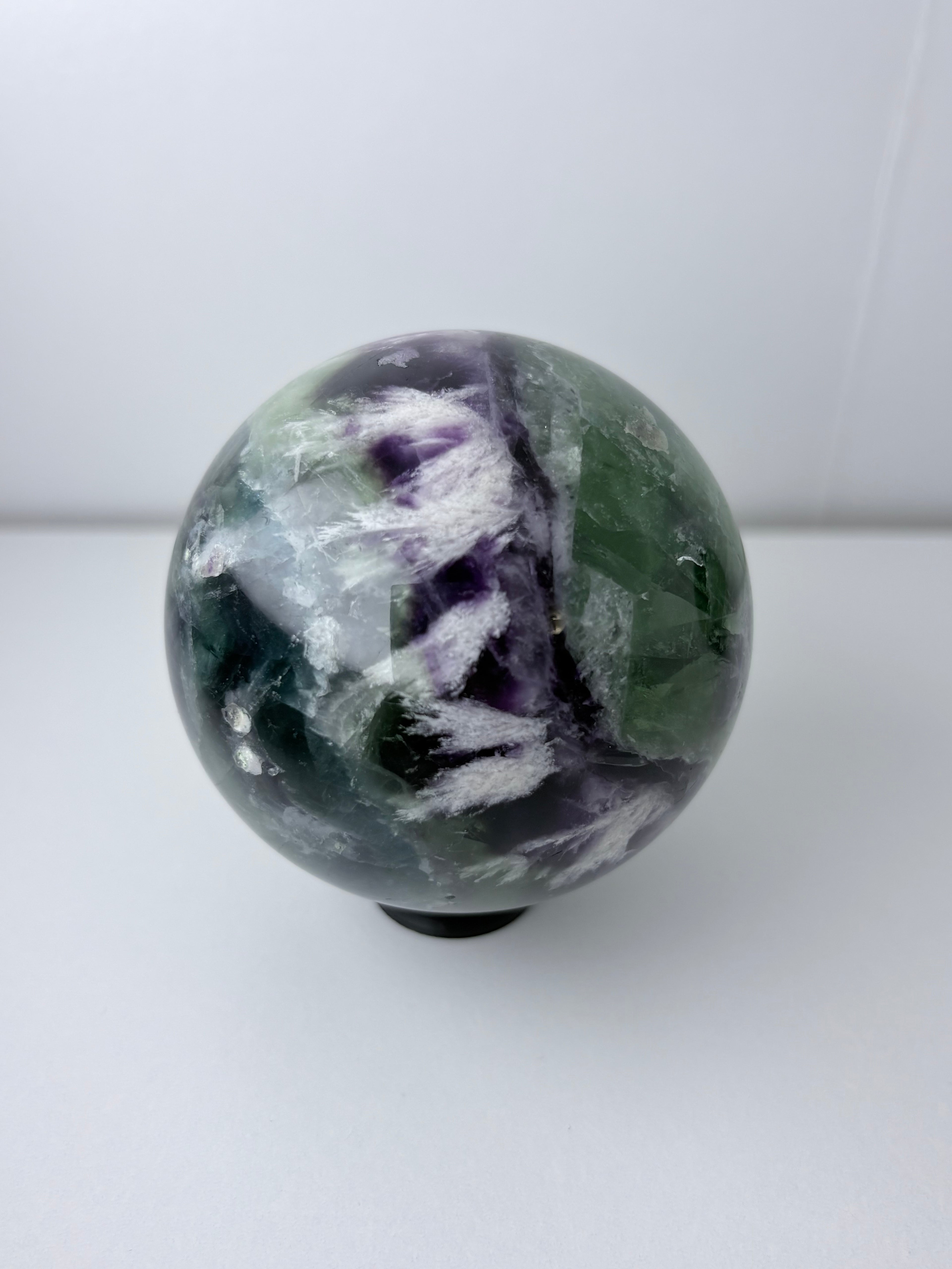 Feather Fluorite Spheres