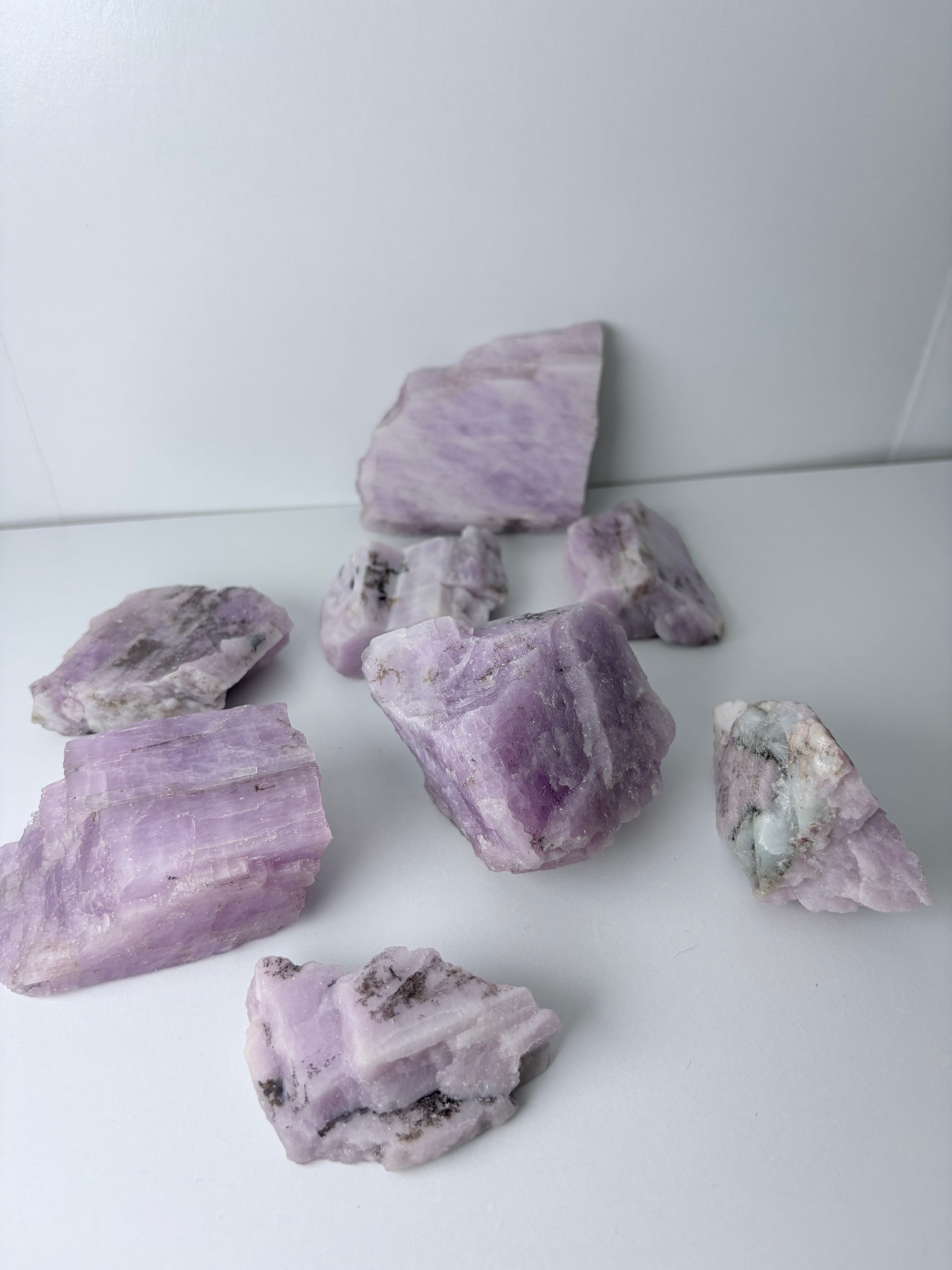 Raw Kunzite Chunks