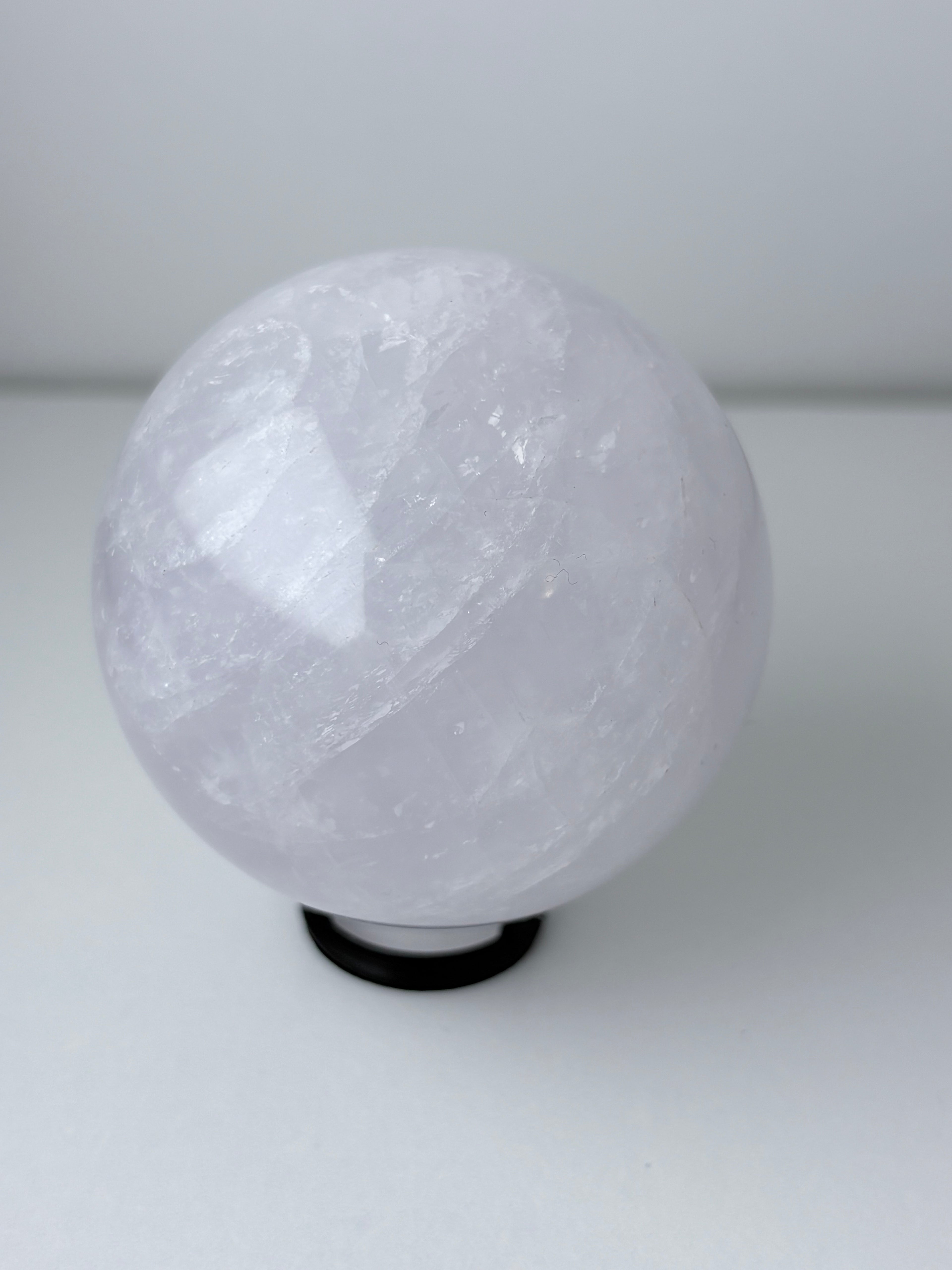 Lavender Rose Quartz Spheres