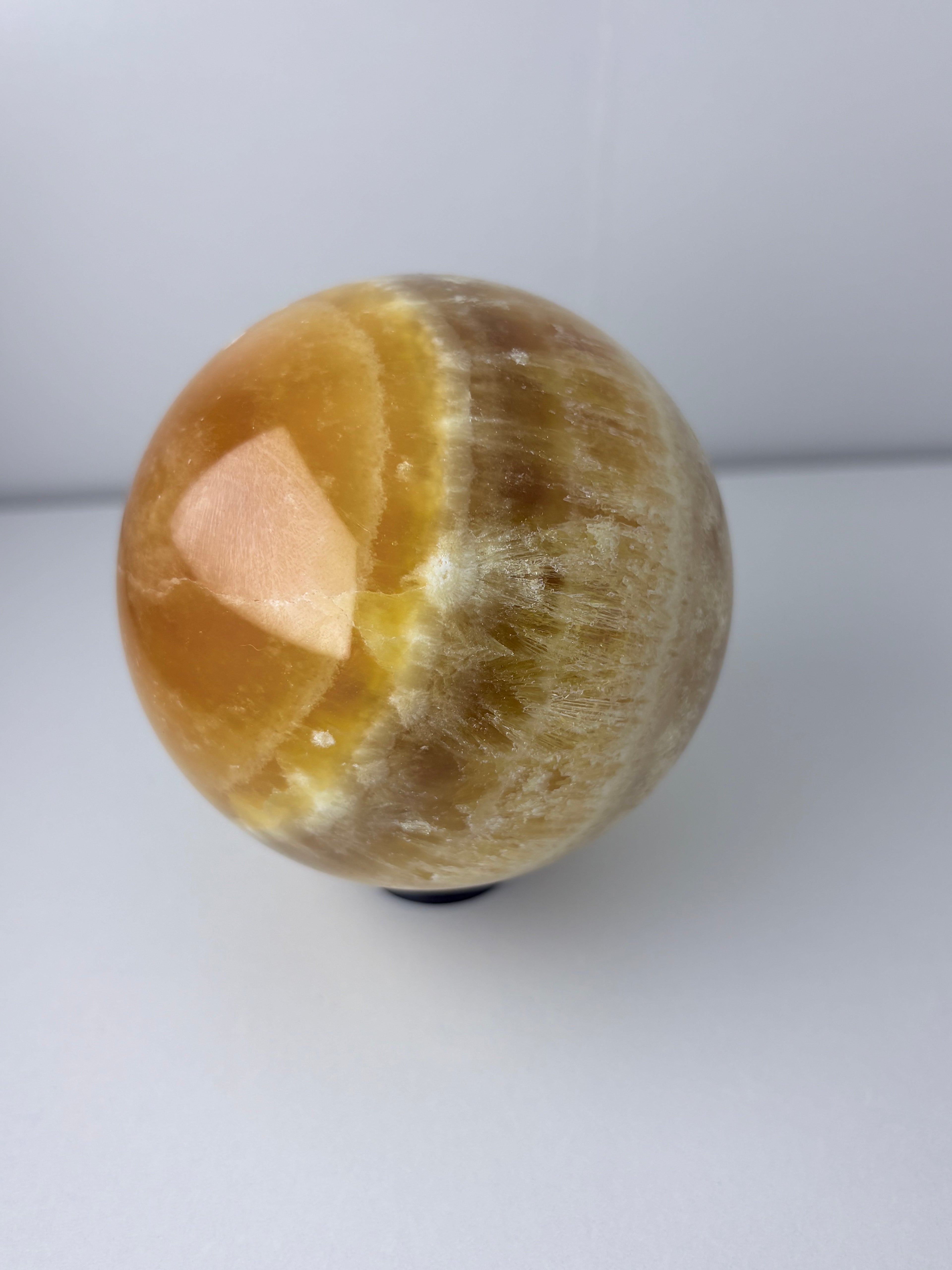 Orange Calcite Spheres