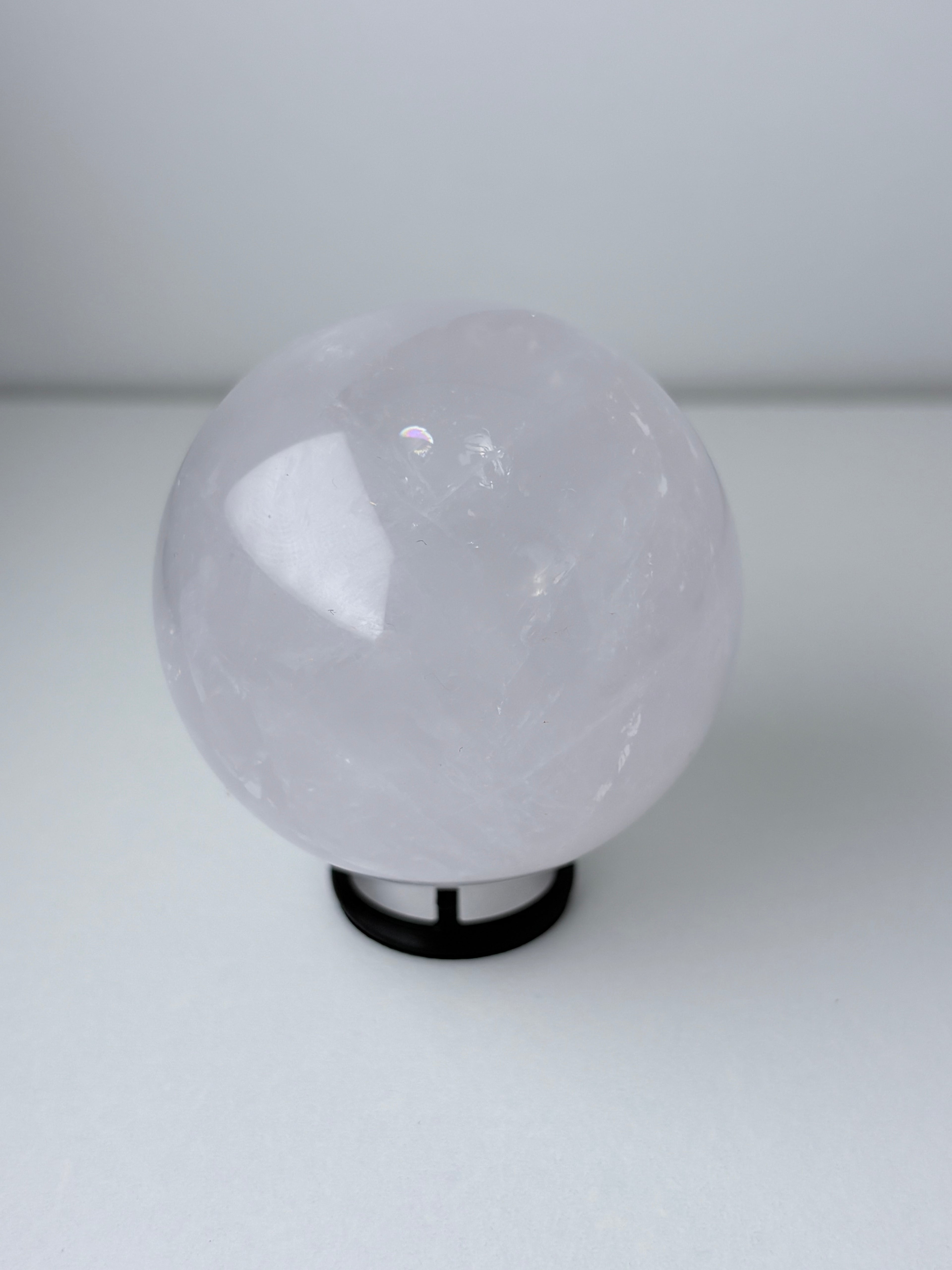 Lavender Rose Quartz Spheres