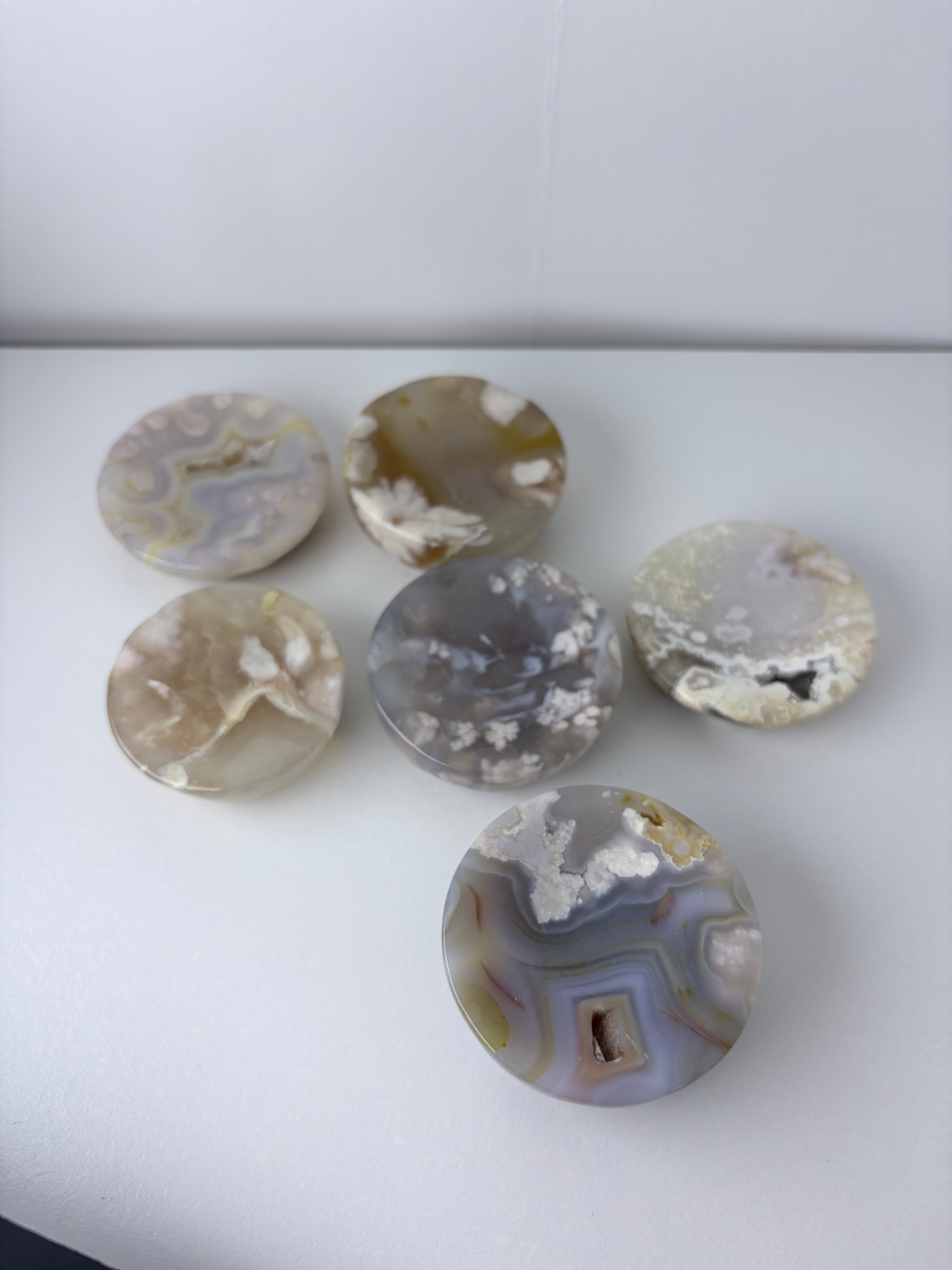 Flower Agate Bowls