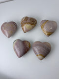 Pink Jasper Hearts
